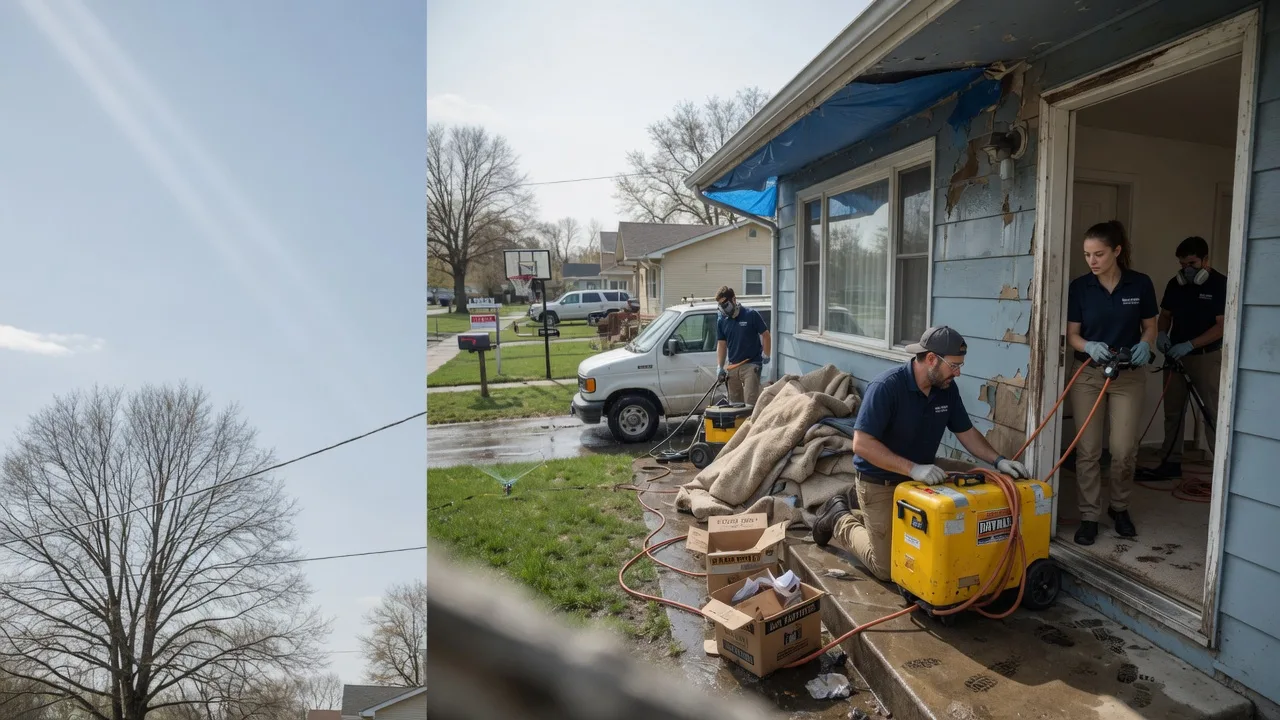 Basement Flood Cleanup in Means, KY near me
